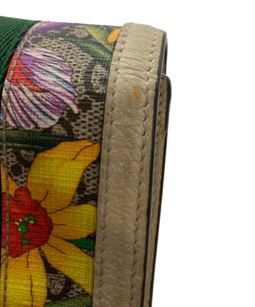 GUCCI（グッチ）GUCCI (グッチ) オフィディア コンパクトウォレット ホワイトの古着・服飾アイテム