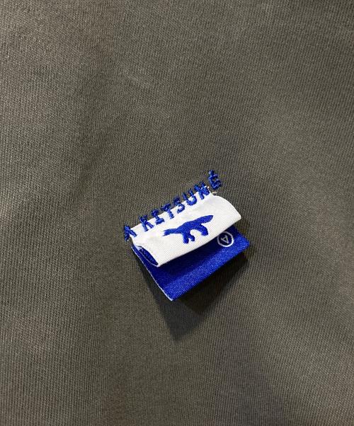 ADER error（アーダーエラー）ADER error (アーダーエラー) MAISON KITSUNE (メゾンキツネ) ワッペンtシャツ ブルー サイズ:A2の古着・服飾アイテム