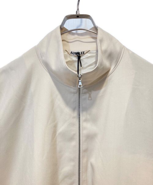 AURALEE（オーラリー）AURALEE (オーラリー) SUPER FINE TROPICAL WOOL ZIP BLOUSON ホワイト サイズ:5の古着・服飾アイテム