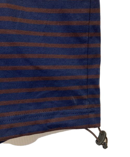 is-ness（イズネス）is-ness (イズネス) BALLOON STRIPES T-SHIRTS ネイビー サイズ:Ⅿの古着・服飾アイテム