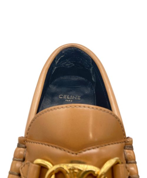 CELINE（セリーヌ）CELINE (セリーヌ) マーガレットローファー ブラウン サイズ:35の古着・服飾アイテム