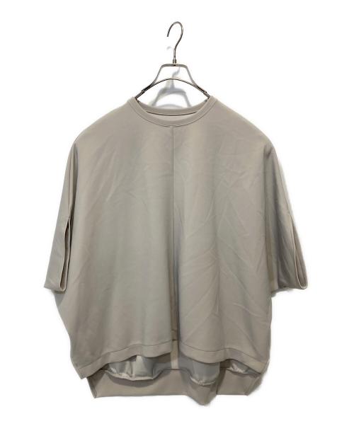 ADORE（アドーア）ADORE (アドーア) 半袖カットソー ベージュ サイズ:38の古着・服飾アイテム