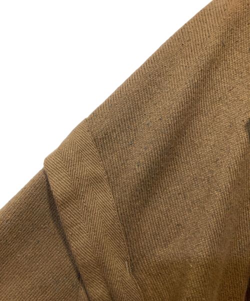 tac:tac（タクタク）tac:tac (タクタク) COTTON SILK JERSEY PIPING JACKET ブラウン サイズ:Ⅿの古着・服飾アイテム