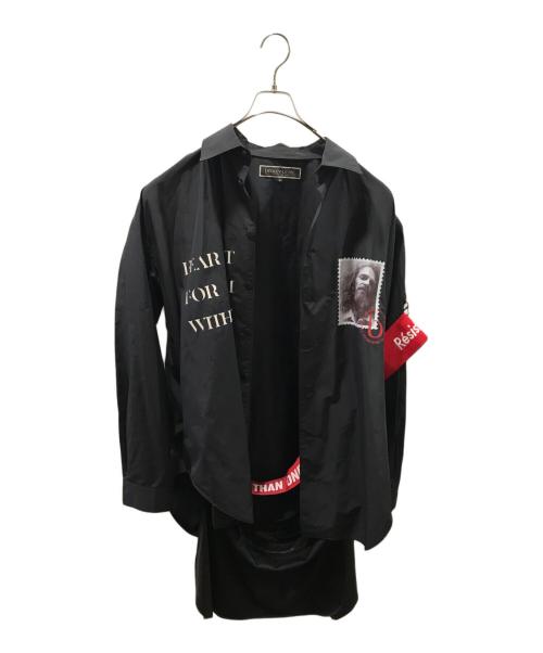 beauty:beast（ビューティービースト）beauty:beast (ビューティービースト) BONTAGE SHIRT ブラック サイズ:Lの古着・服飾アイテム