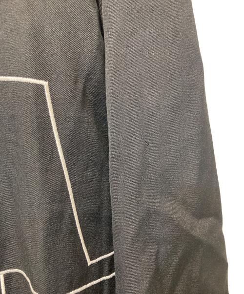 Yohji Yamamoto pour homme（ヨウジヤマモト プールオム）Yohji Yamamoto pour homme (ヨウジヤマモト プールオム) 刺繍ウールコート ブラック サイズ:4の古着・服飾アイテム