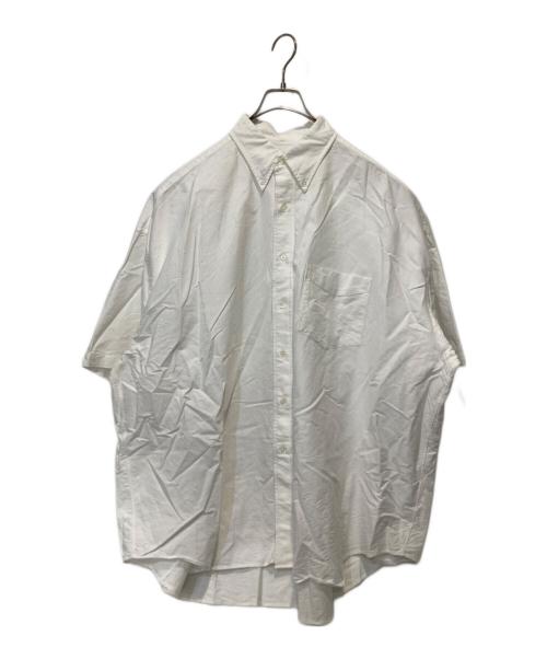Graphpaper（グラフペーパー）Graphpaper (グラフペーパー) Oxford Oversized S/S B.DShirt ホワイト サイズ:FREEの古着・服飾アイテム
