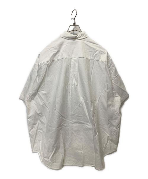 Graphpaper（グラフペーパー）Graphpaper (グラフペーパー) Oxford Oversized S/S B.DShirt ホワイト サイズ:FREEの古着・服飾アイテム