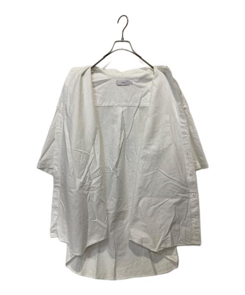 Graphpaper（グラフペーパー）Graphpaper (グラフペーパー) Oxford Oversized S/S B.DShirt ホワイト サイズ:FREEの古着・服飾アイテム