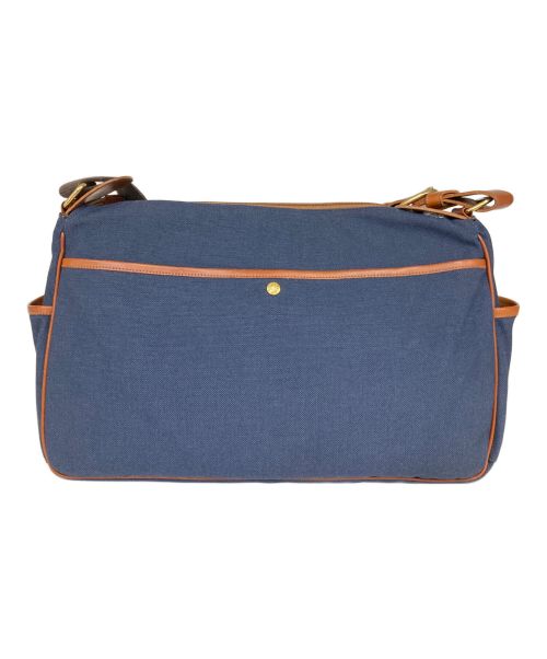 IL BISONTE（イル ビゾンテ）IL BISONTE (イル ビゾンテ) レザーキャンバスショルダーバッグの古着・服飾アイテム