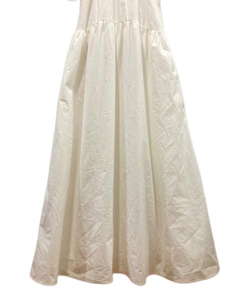 LANVIN en Bleu（ランバンオンブルー）LANVIN en Bleu (ランバンオンブルー) ブラウスワンピース ホワイト サイズ:38の古着・服飾アイテム