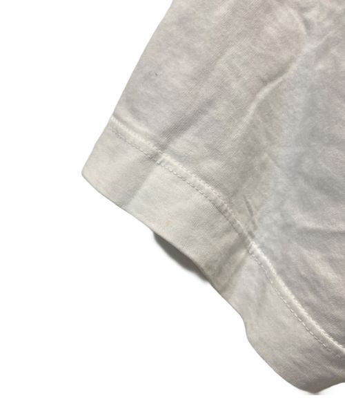 STONE ISLAND（ストーンアイランド）STONE ISLAND (ストーンアイランド) ロゴプリントTシャツ ホワイト サイズ:Ⅿの古着・服飾アイテム