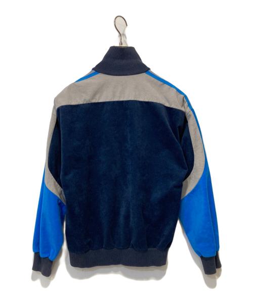 adidas（アディダス）adidas (アディダス) ベロアトラックジャケット ネイビー サイズ:46の古着・服飾アイテム