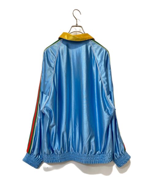 GUCCI（グッチ）GUCCI (グッチ) アームラインフロントアノラックブルゾン ブルー サイズ:XSの古着・服飾アイテム
