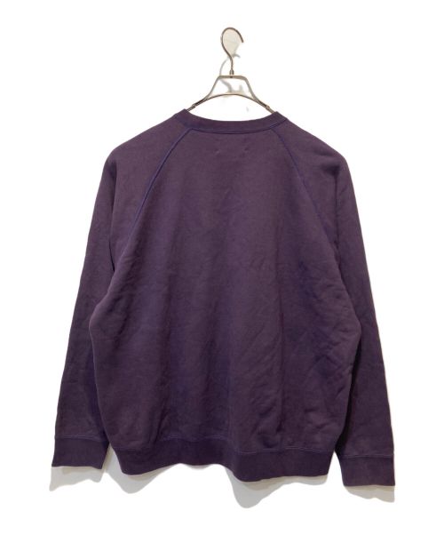 Graphpaper（グラフペーパー）Graphpaper (グラフペーパー) LOOPWHEELER (ループウィラー) ClassicCrewNeckSweat パープル サイズ:2の古着・服飾アイテム