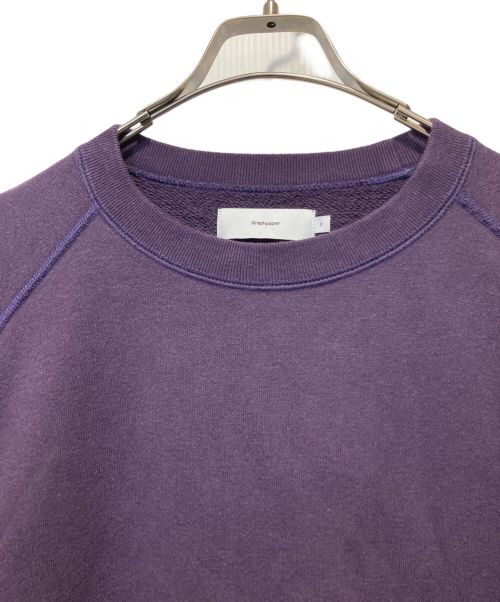 Graphpaper（グラフペーパー）Graphpaper (グラフペーパー) LOOPWHEELER (ループウィラー) ClassicCrewNeckSweat パープル サイズ:2の古着・服飾アイテム