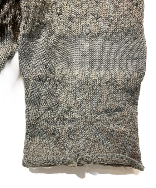 COMME des GARCONS HOMME（コムデギャルソン オム）COMME des GARCONS HOMME (コムデギャルソン オム) 田中オム期ニットカーディガン グレー サイズ:表記無しの古着・服飾アイテム