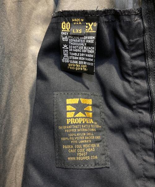 PROPPER（プロッパー）PROPPER (プロッパー) Foul Weather Parka ネイビー サイズ:LXSの古着・服飾アイテム