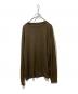 BATONER（バトナ―）の古着「SUMMER WOOL LONG SLEEVE T-SHIRT」｜ブラウン
