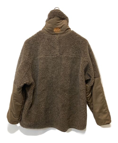 is-ness（イズネス）is-ness (イズネス) THM FLEECE JACKET ブラウン サイズ:Ⅿの古着・服飾アイテム