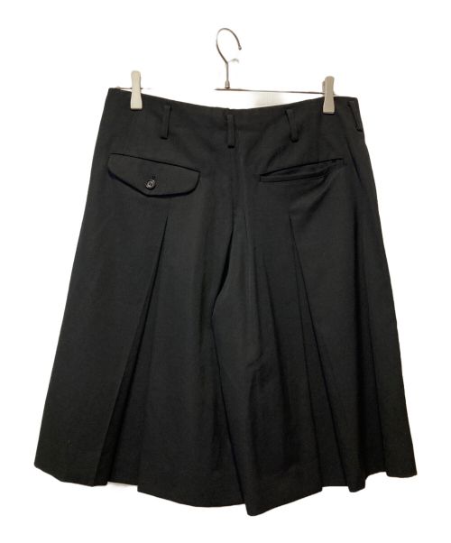 COMME des GARCONS HOMME PLUS（コムデギャルソンオムプリュス）COMME des GARCONS HOMME PLUS (コムデギャルソンオムプリュス) タックハーフパンツ ブラック サイズ:Sの古着・服飾アイテム