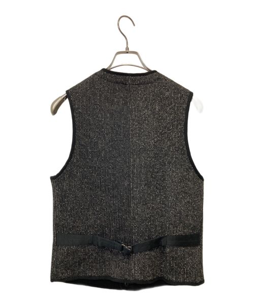 BROWN'S BEACH JACKET（ブラウンズビーチジャケット）BROWN'S BEACH JACKET (ブラウンズビーチジャケット) 524 LOW NECK VEST ブラック サイズ:36の古着・服飾アイテム