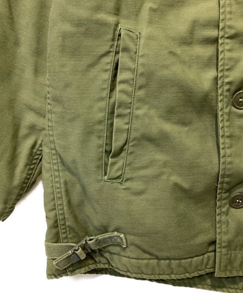 古着（フルギ）古着 (フルギ) A-2デッキジャケット グリーン サイズ:表記不明の古着・服飾アイテム
