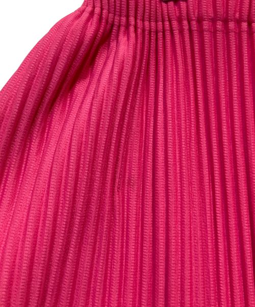 HOMME PLISSE ISSEY MIYAKE（オム プリッセ イッセイ ミヤケ）HOMME PLISSE ISSEY MIYAKE (オムプリッセ イッセイ ミヤケ) COLORFUL PLEATS BOTTOMS ピンク サイズ:2の古着・服飾アイテム
