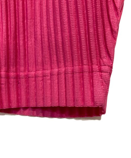 HOMME PLISSE ISSEY MIYAKE（オム プリッセ イッセイ ミヤケ）HOMME PLISSE ISSEY MIYAKE (オムプリッセ イッセイ ミヤケ) COLORFUL PLEATS BOTTOMS ピンク サイズ:2の古着・服飾アイテム