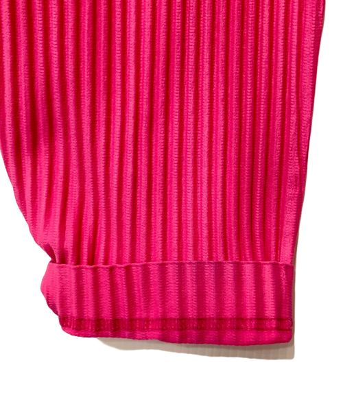 HOMME PLISSE ISSEY MIYAKE（オム プリッセ イッセイ ミヤケ）HOMME PLISSE ISSEY MIYAKE (オムプリッセ イッセイ ミヤケ) COLORFUL PLEATS BOTTOMS ピンク サイズ:2の古着・服飾アイテム