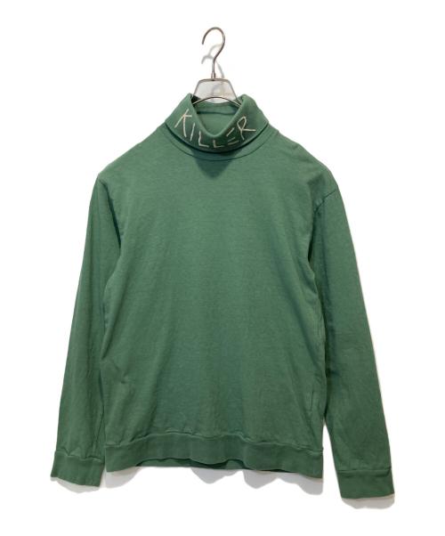 KAPITAL（キャピタル）KAPITAL (キャピタル) 天竺 ハイネックロンT グリーン サイズ:4の古着・服飾アイテム