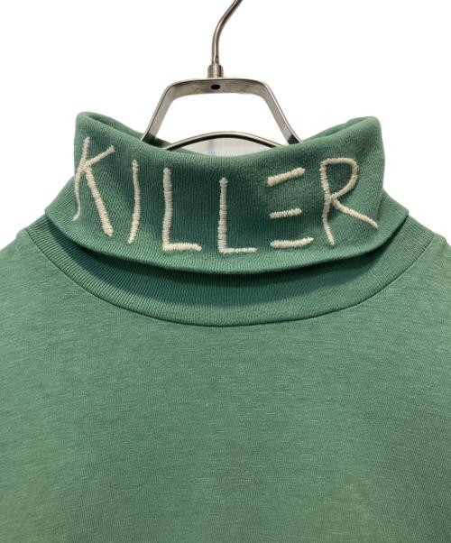 KAPITAL（キャピタル）KAPITAL (キャピタル) 天竺 ハイネックロンT グリーン サイズ:4の古着・服飾アイテム
