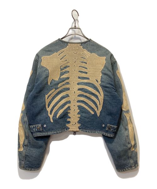 KAPITAL（キャピタル）KAPITAL (キャピタル) DENIM MOTOCROSS BORN JKT インディゴ サイズ:Lの古着・服飾アイテム