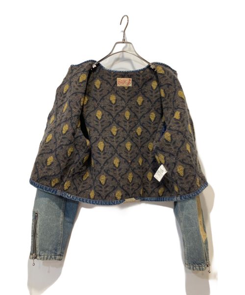 KAPITAL（キャピタル）KAPITAL (キャピタル) DENIM MOTOCROSS BORN JKT インディゴ サイズ:Lの古着・服飾アイテム