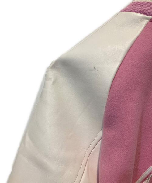 NIKE（ナイキ）NIKE (ナイキ) NIGO (二ゴー) Varsity Jacket ピンク サイズ:Lの古着・服飾アイテム