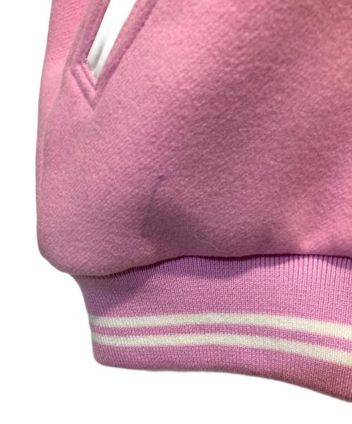 NIKE（ナイキ）NIKE (ナイキ) NIGO (二ゴー) Varsity Jacket ピンク サイズ:Lの古着・服飾アイテム