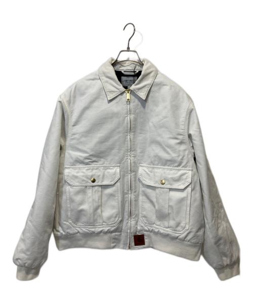 Carhartt WIP（カーハート ワーク イン プログレス）CARHARTT WIP (カーハート ワークインプログレス) stanton jacket ホワイト サイズ:Ｌの古着・服飾アイテム