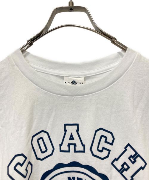 A BATHING APE（ア ベイシング エイプ）A BATHING APE (ア ベイシング エイプ) COACH (コーチ) プリントTシャツ ホワイト サイズ:Ｌの古着・服飾アイテム