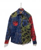LEVI'S×A BATHING APEリーバイス×ア ベイシング エイプ）の古着「MULTICOLOR CAMO TRUCKER JACKET」｜マルチカラー
