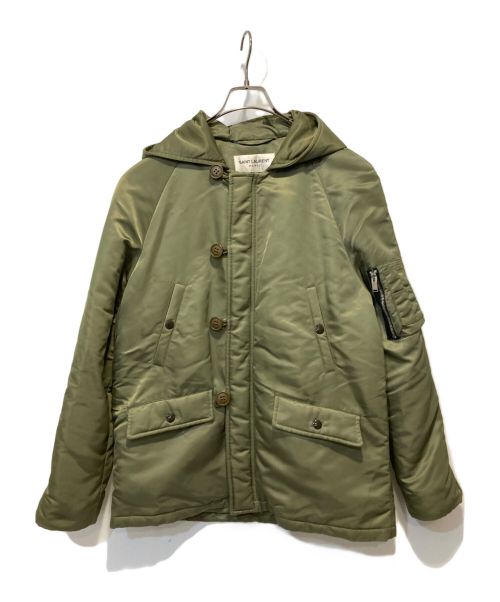 Saint Laurent Paris（サンローランパリ）Saint Laurent Paris (サンローランパリ) N-3Bタイプコート オリーブ サイズ:44の古着・服飾アイテム