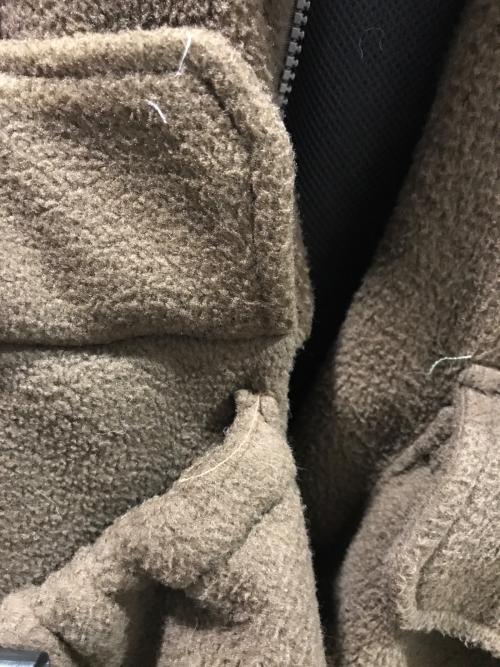 KkCc（ケーコー）KkCc (ケーコー) Pacific Polar Fleece ブラウン サイズ:Sの古着・服飾アイテム