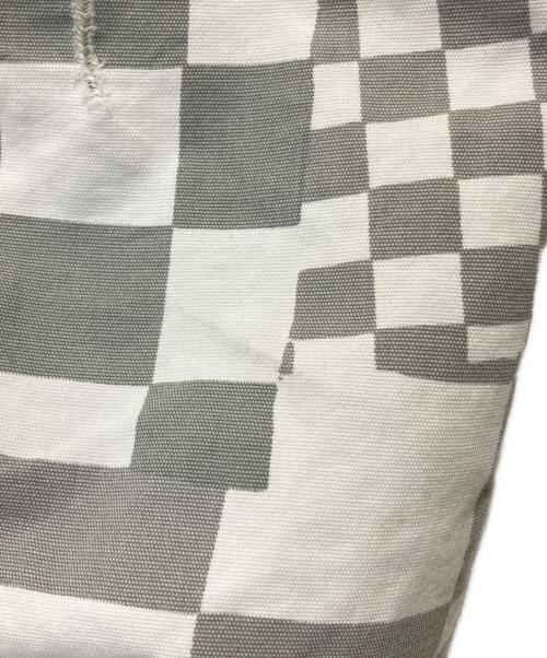 ERL（イーアールエル）ERL (イーアールエル) Check Print Cargo Pants ホワイト サイズ:Sの古着・服飾アイテム