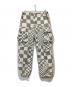ERL（イーアールエル）の古着「Check Print Cargo Pants」｜ホワイト