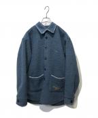 nostasy-）の古着「WOOLEN SHIRT」｜ブルー
