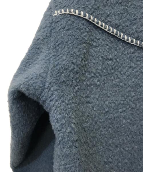 nostasy（-）nostasy (-) WOOLEN SHIRT ブルー サイズ:Sの古着・服飾アイテム