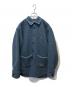 nostasy（-）の古着「WOOLEN SHIRT」｜ブルー