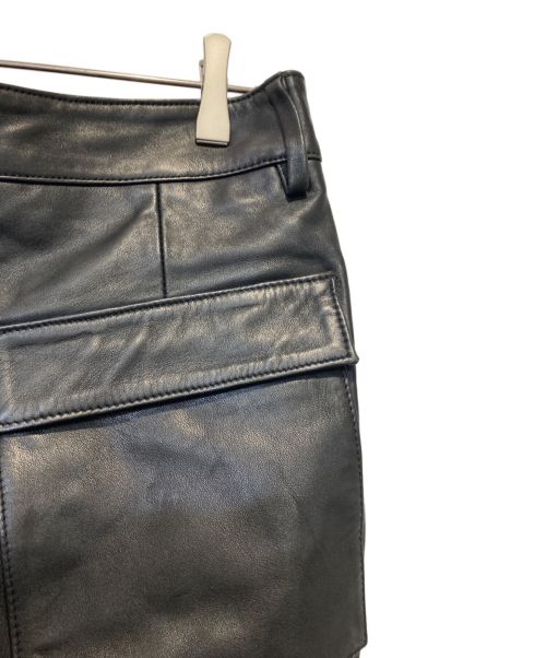 juha（ユハ）juha (ユハ) SOFT LAMB LEATHER PANTS ブラック サイズ:Mの古着・服飾アイテム