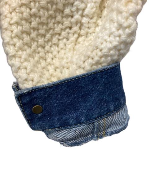 usedig（ユーズディッグ）usedig (ユーズディッグ) ドッキングカーディガン アイボリー サイズ:2の古着・服飾アイテム