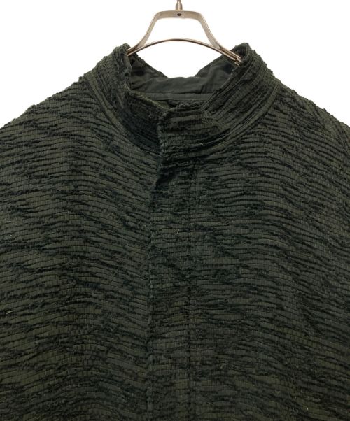 YOKE（ヨーク）YOKE (ヨーク) OVERDYE RAG RUG FISHTAIL PARKA COAT グリーン サイズ:4の古着・服飾アイテム