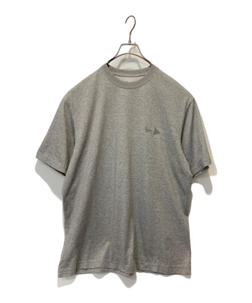 maison kitsune（メゾンキツネ）MAISON KITSUNE (メゾンキツネ) and wander (アンドワンダー) プリントカットソー グレー サイズ:4の古着・服飾アイテム