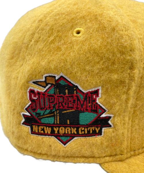 SUPREME（シュプリーム）Supreme (シュプリーム) New Era (ニューエラ) Brushed Wool Box Logo Cap イエロー サイズ:7 5/8 未使用品の古着・服飾アイテム